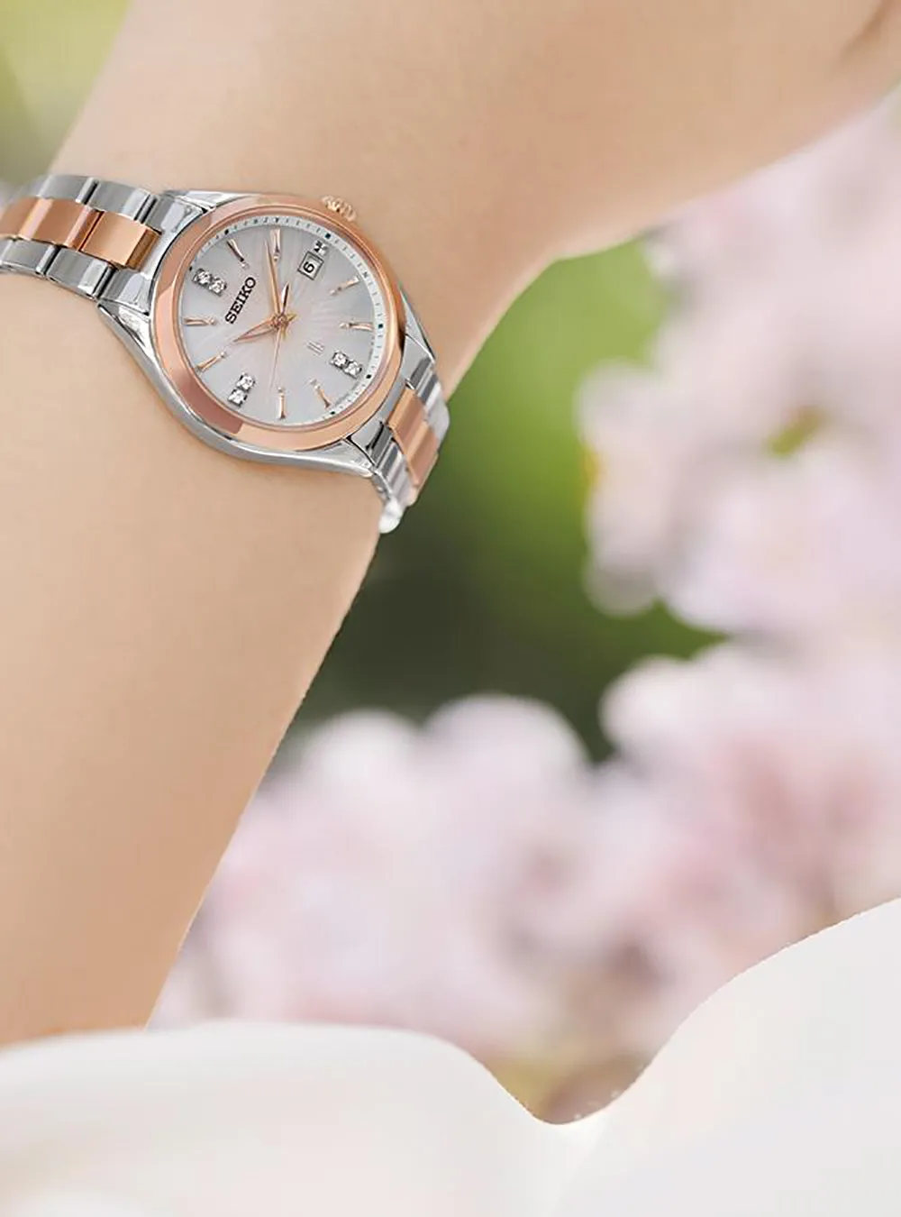 SEIKO WATCH LUKIA LADY COLLECTION 2024 SAKURA BLOOMING LIMITED EDITON SSQW080 MADE IN JAPAN LADIES'