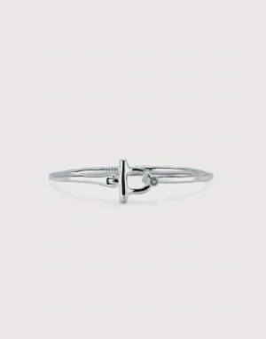 Silver Front Clasp Bracelet