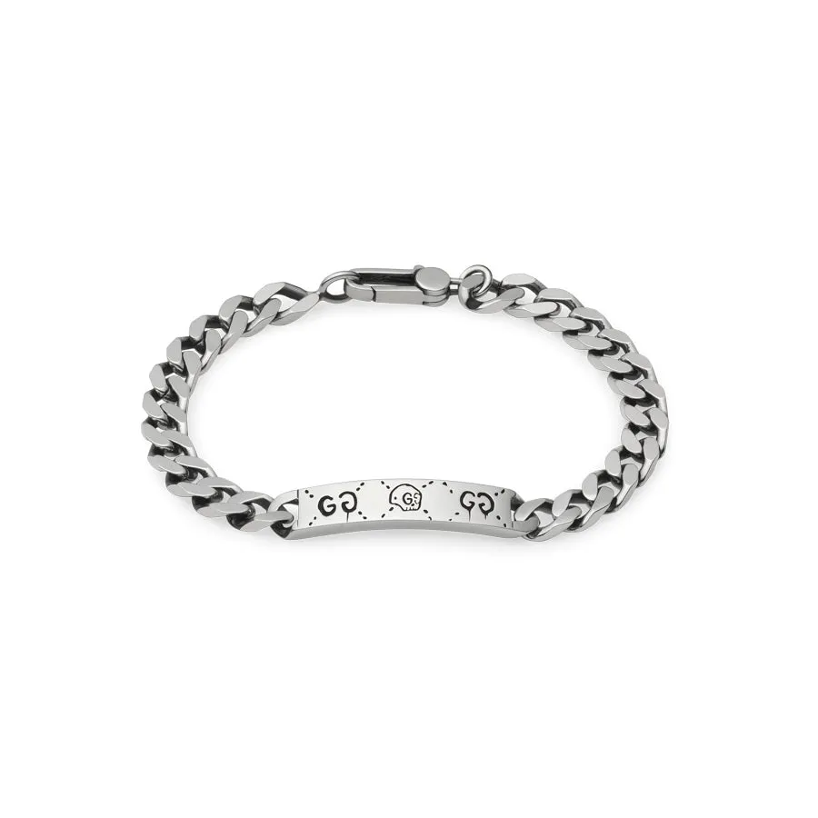 Sterling Silver Ghost Bracelet with Link ID Station