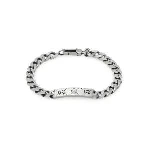 Sterling Silver Ghost Bracelet with Link ID Station