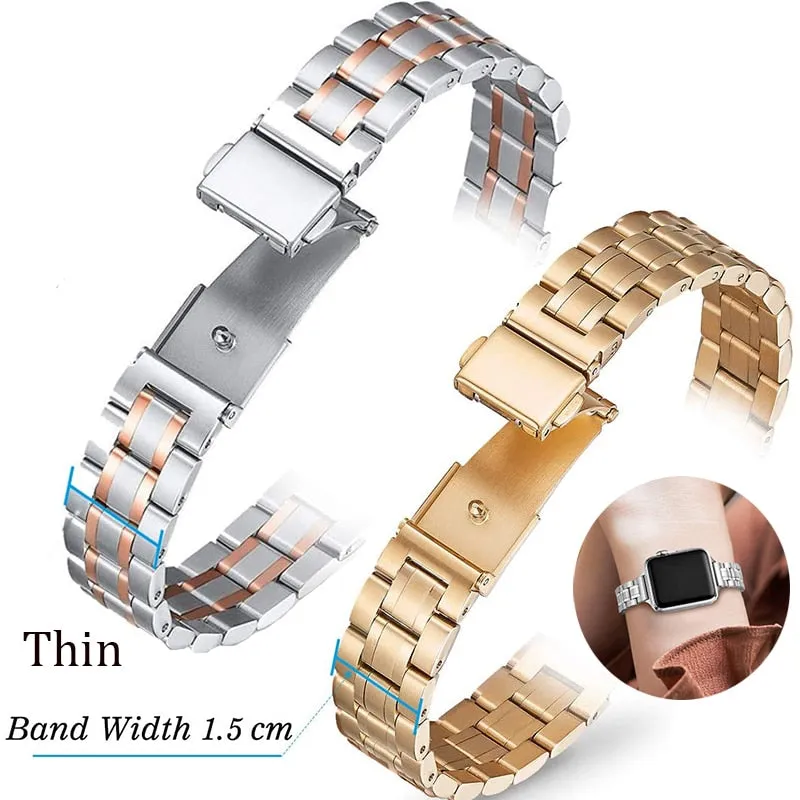 Thin Women Bracelet Series 8 7 6 slim Premium Steel Bracelet Wristband