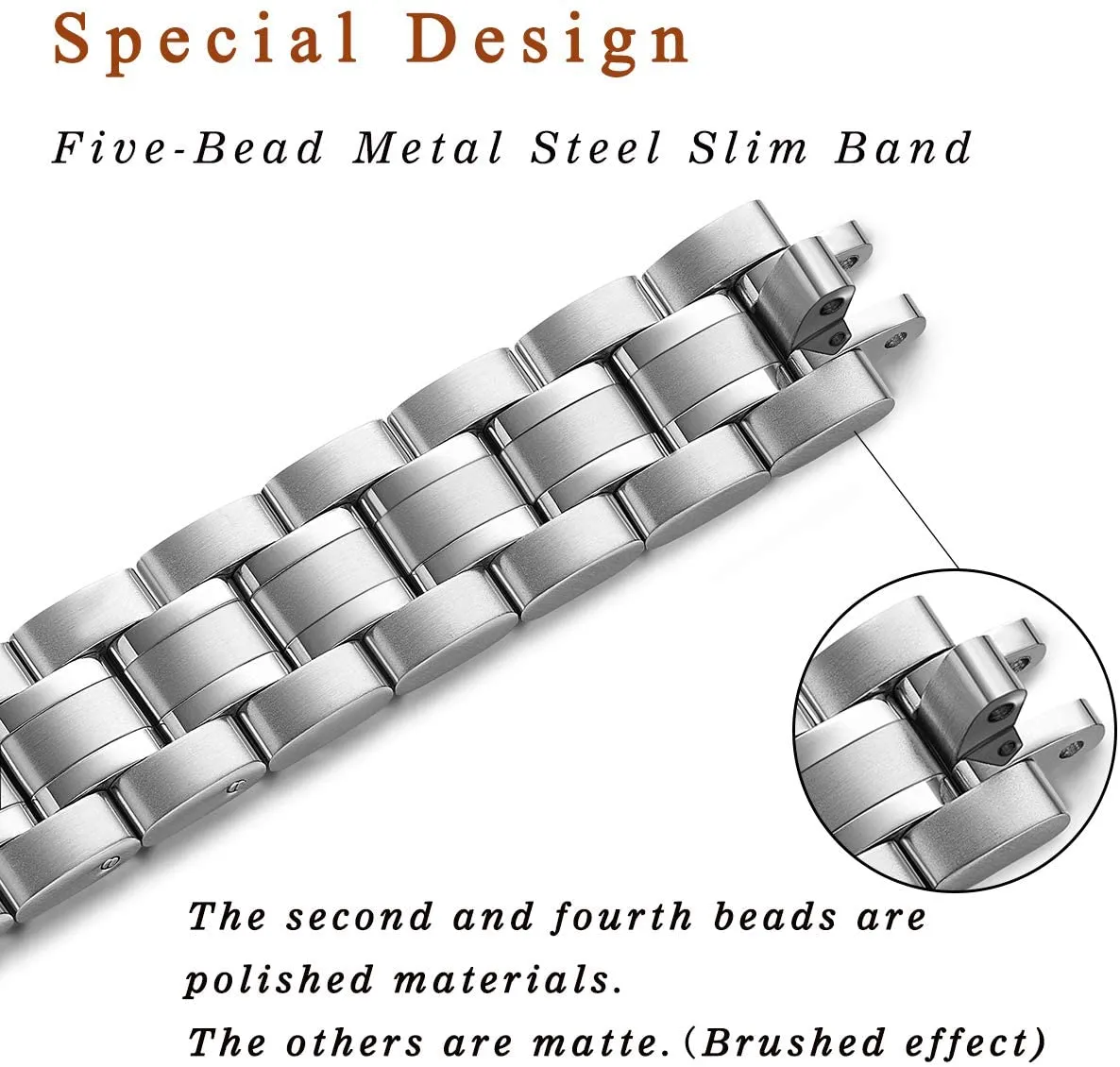 Thin Women Bracelet Series 8 7 6 slim Premium Steel Bracelet Wristband