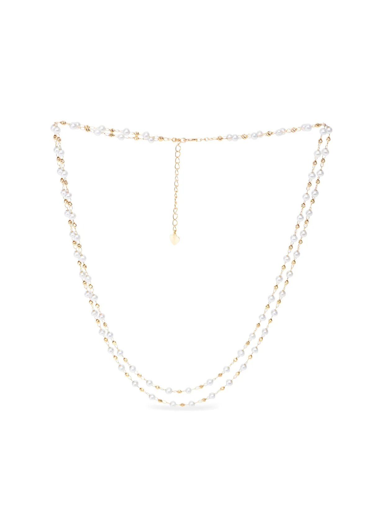 Two Layer Pearl Necklace