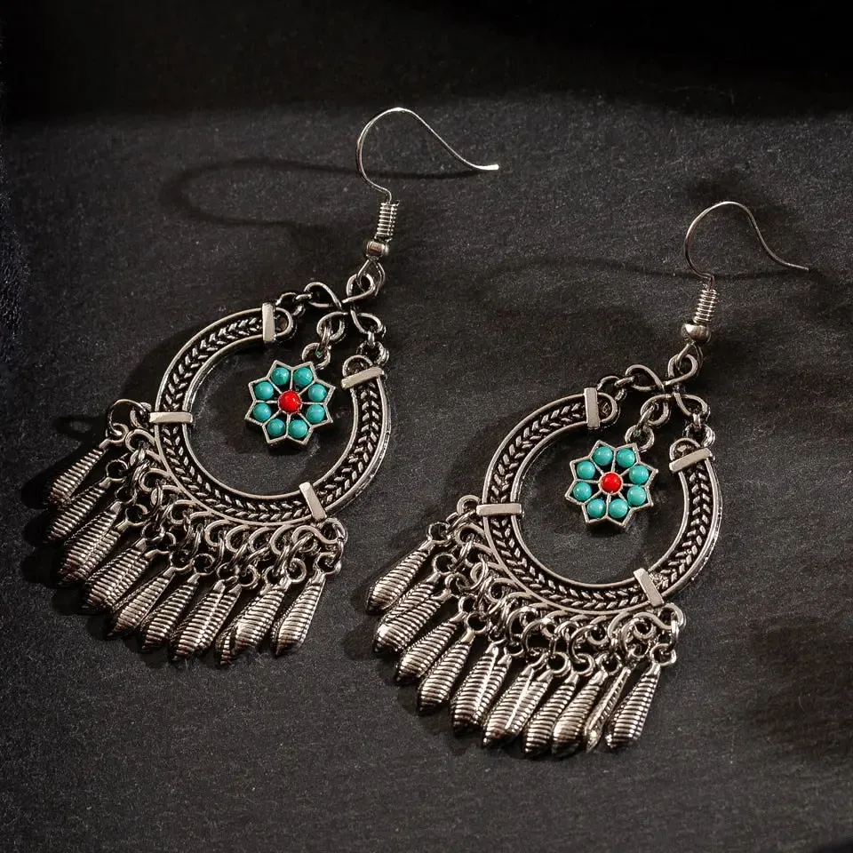 Vintage Tassel Drop Earrings