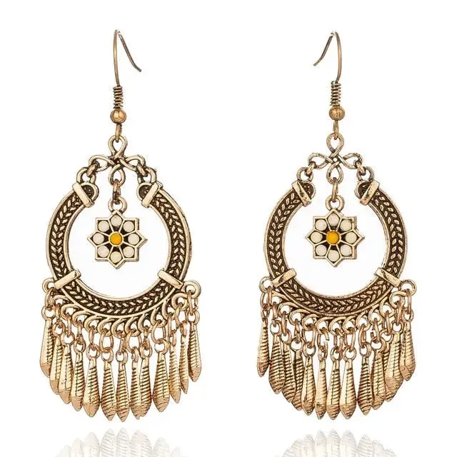 Vintage Tassel Drop Earrings